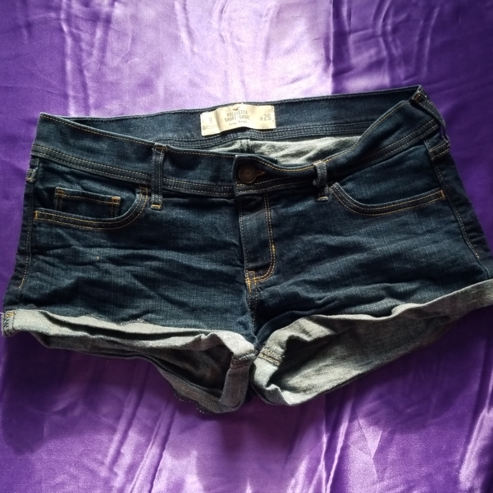 Hollister Denim short shorts